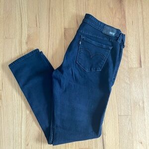 Levi’s Demi Curve Low Rise Skinny Jeans Black 11 Short